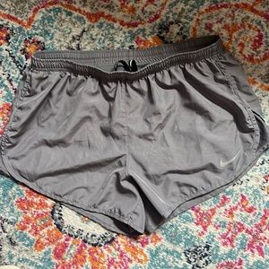 Nike gray running shorts